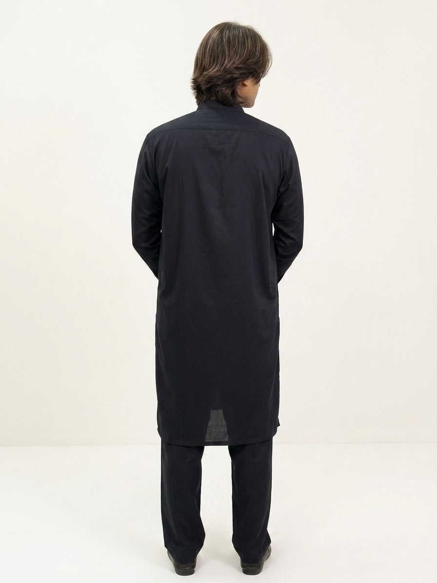 Black Kurta Pajama | KP-36001
