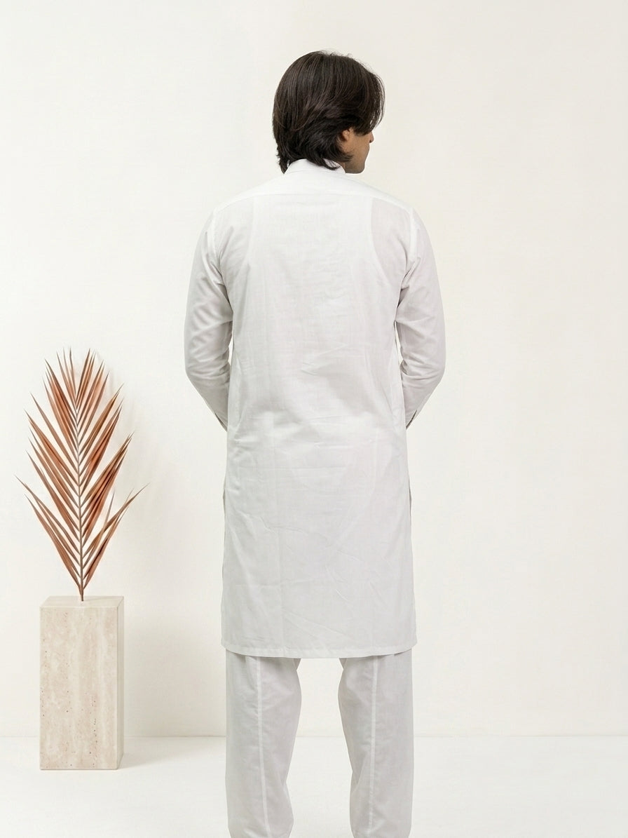 Off White kameez Shalwar| KS-3601