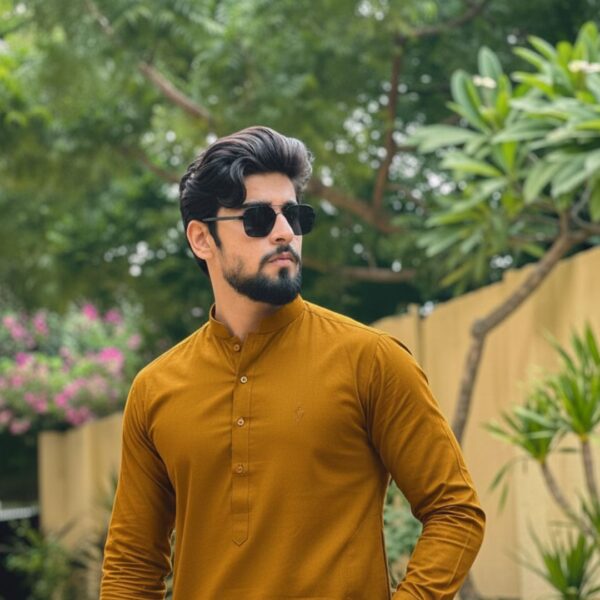 Mustard Qandeel – Premium(unstitched) Washing Wear Blend with Subtle Shine & Lasting Comfort