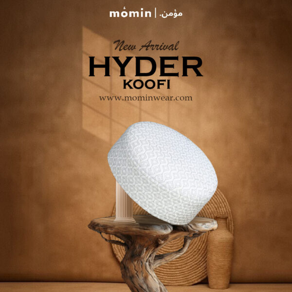 HYDER koofi white